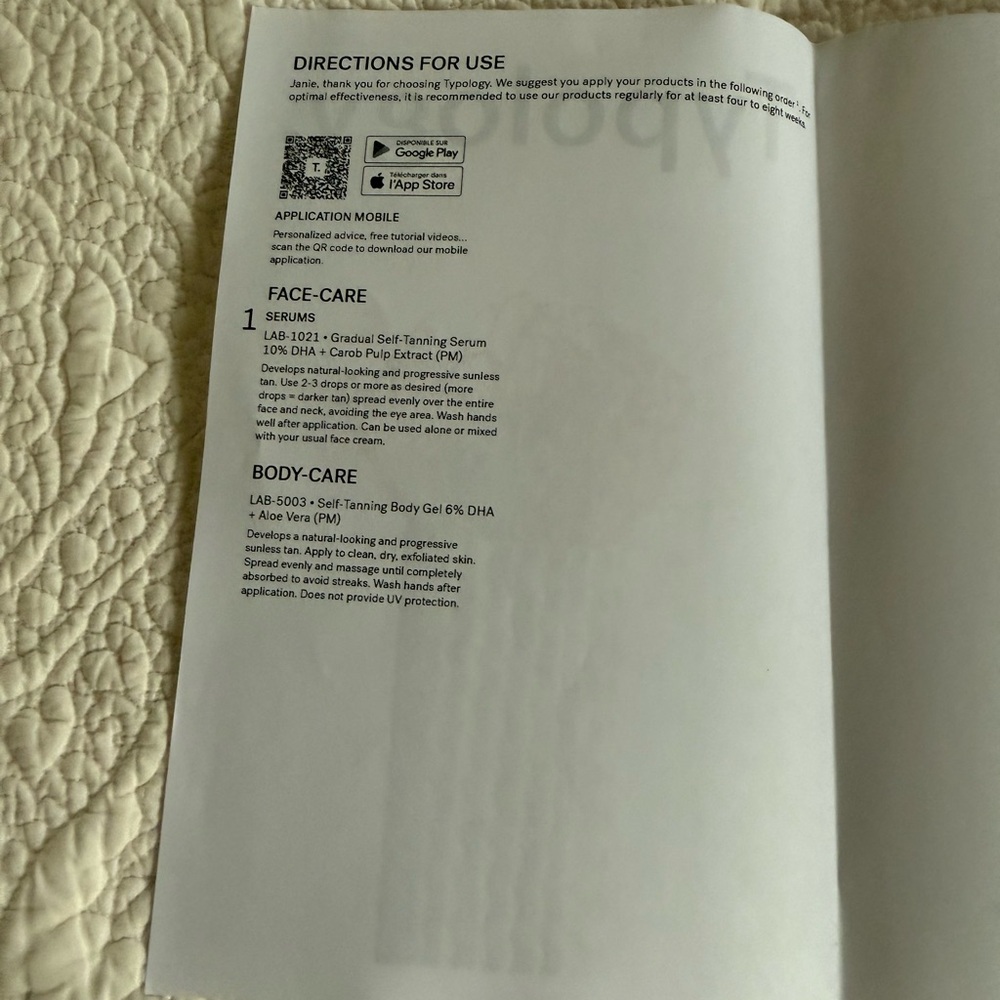 Typology Gradual Self-Tanning Serum - Picture 4 of 4